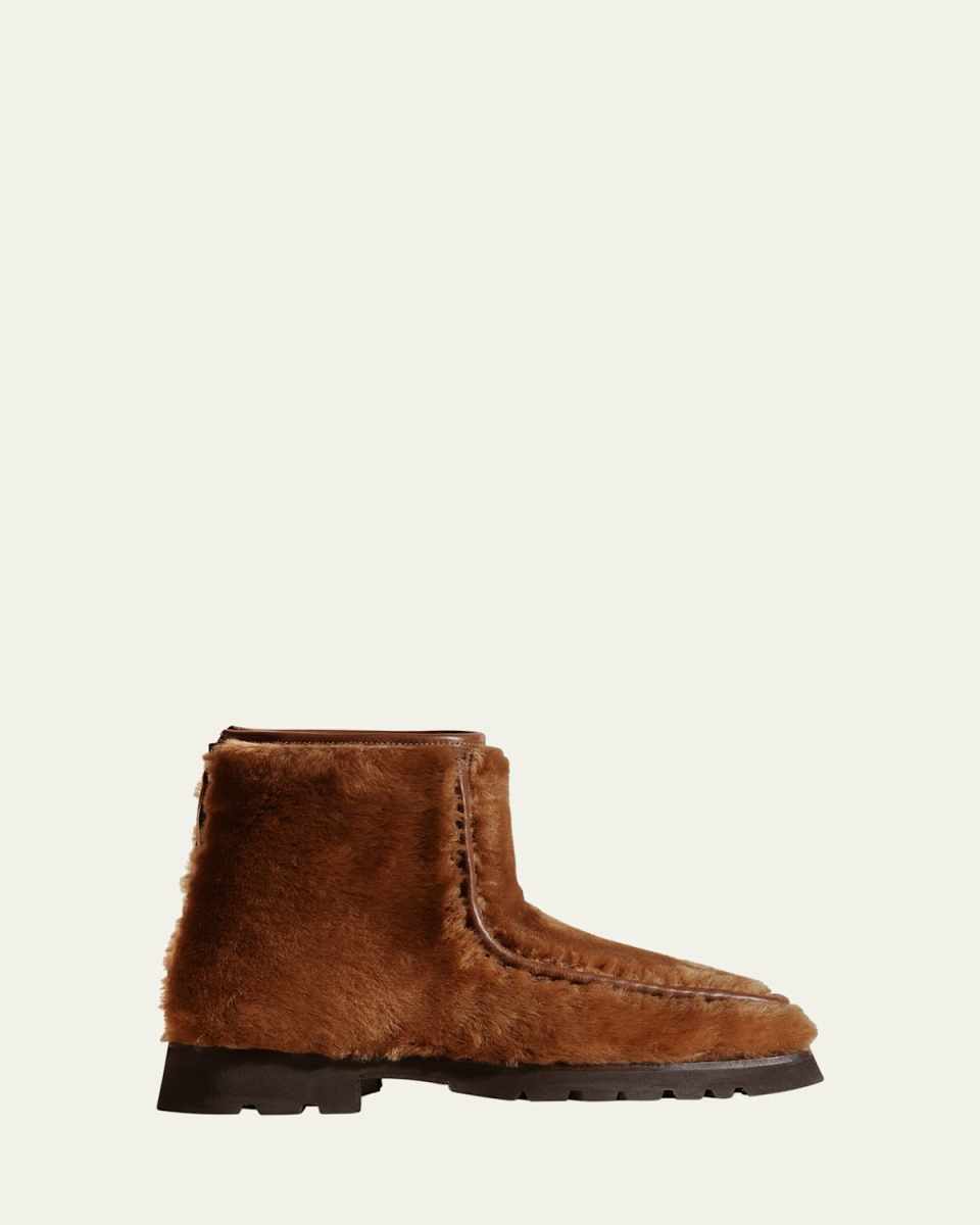 Armenta Shearling Ankle Boots